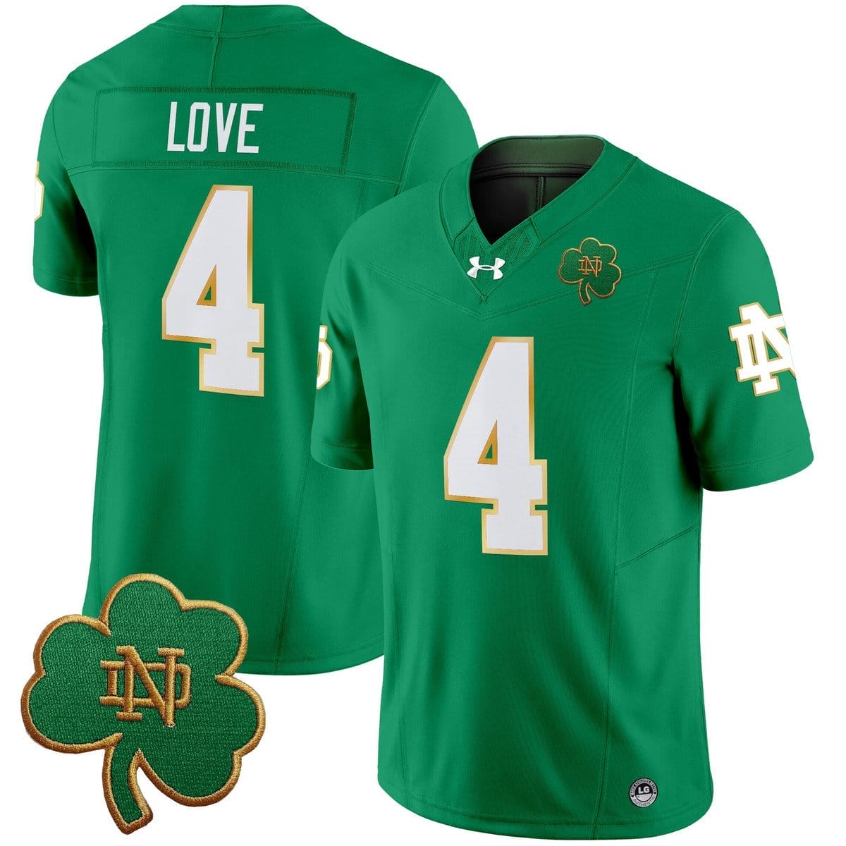 Jeremiyah Love Jersey #4 Notre Dame 2025 Vapor Limited V3 Stitched 1 Jeremiyah Love Jersey #4 Notre Dame 2025 Vapor Limited V3 Stitched