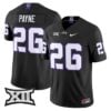 Jeremy Payne Jersey 26 TCU Horned Frogs 2025 Vapor Limited Stitched Black 4dbb476a 32c4 4c84 88bb 34122db6c341
