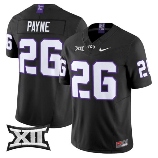 Jeremy Payne Jersey #26 TCU Horned Frogs 2025 Vapor Limited Stitched