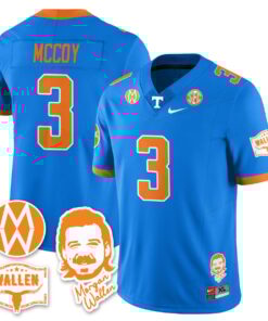 Jermod McCoy Jersey 3 Tennessee Vols Morgan Wallen 2025 Stitched Blue