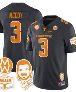Jermod McCoy Jersey 3 Tennessee Vols Morgan Wallen 2025 Stitched Gray