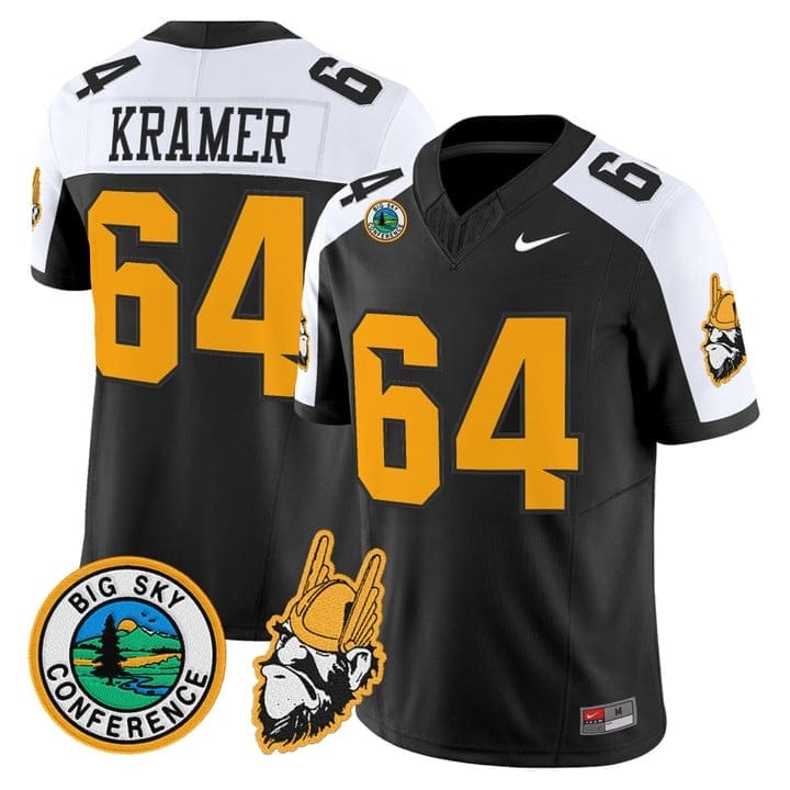 Jerry Kramer Jersey #64 Idaho Vandals 1975 Throwback Limited Stitched - Image 3