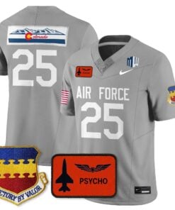 Jersey #25 Air Force Football 2025 Honor F-16 All Stitched