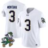 Joe Montana Jersey #3 Notre Dame 2025 Gridiron Leprechaun Edition 10 Joe Montana Jersey 3 Notre Dame 2025 Gridiron Leprechaun Edition White