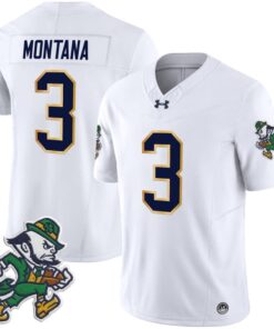 Joe Montana Jersey #3 Notre Dame 2025 Gridiron Leprechaun Edition