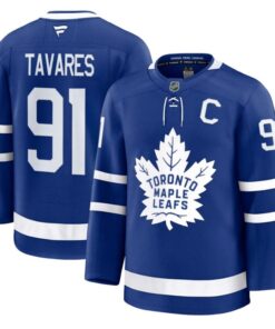 Alternative view of John Tavares Jersey #91 Toronto Maple Leafs Timeless Stitched