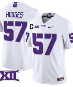 Alternative view of Johnny Hodges Jersey #57 TCU Horned Frogs 2025 Vapor Limited Stitched