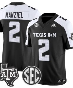 Johnny Manziel Jersey 2 Texas A M Aggies 2025 Vapor Stitched Black Alternate