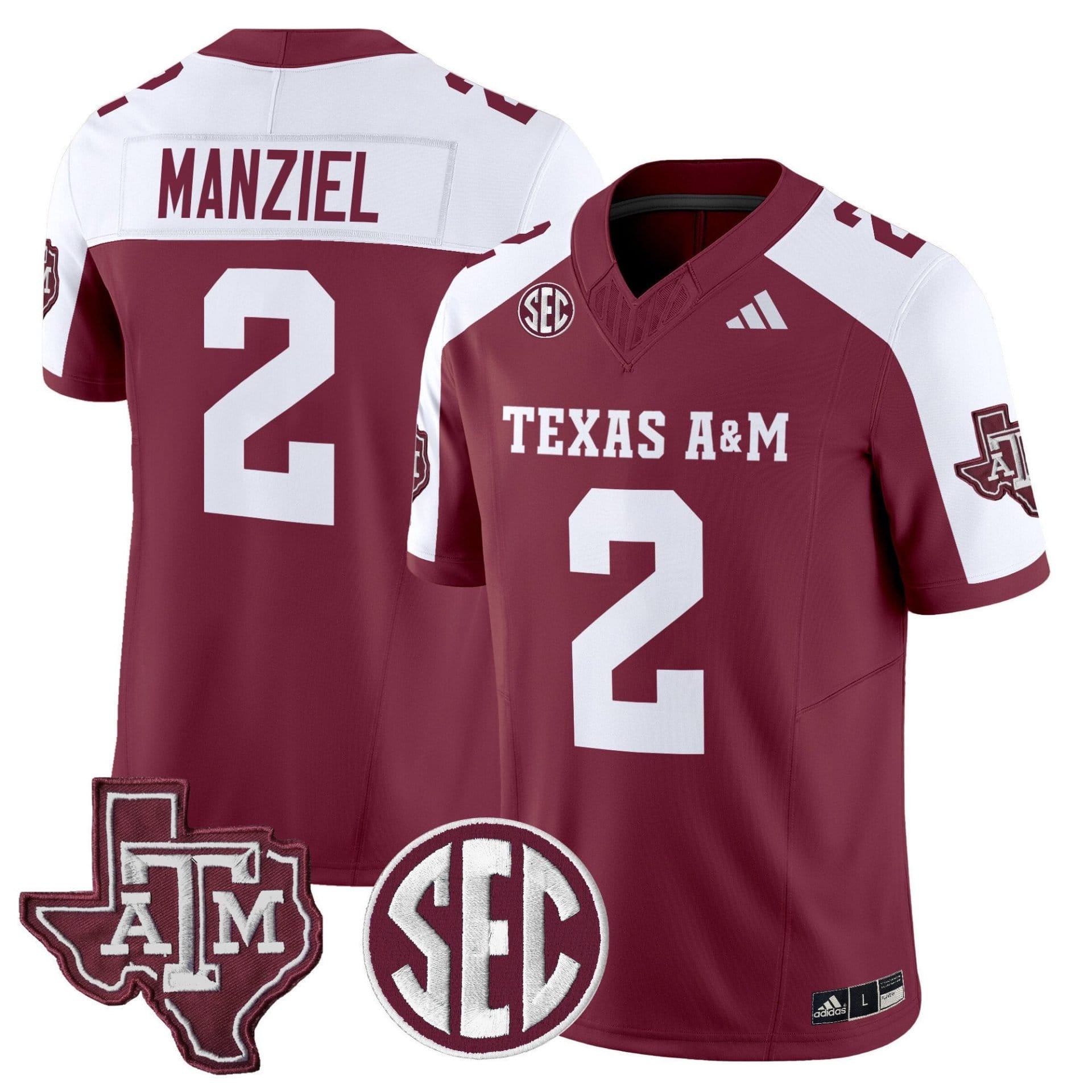 Johnny Manziel Jersey #2 Texas A&M Aggies 2025 Vapor Stitched - Image 4