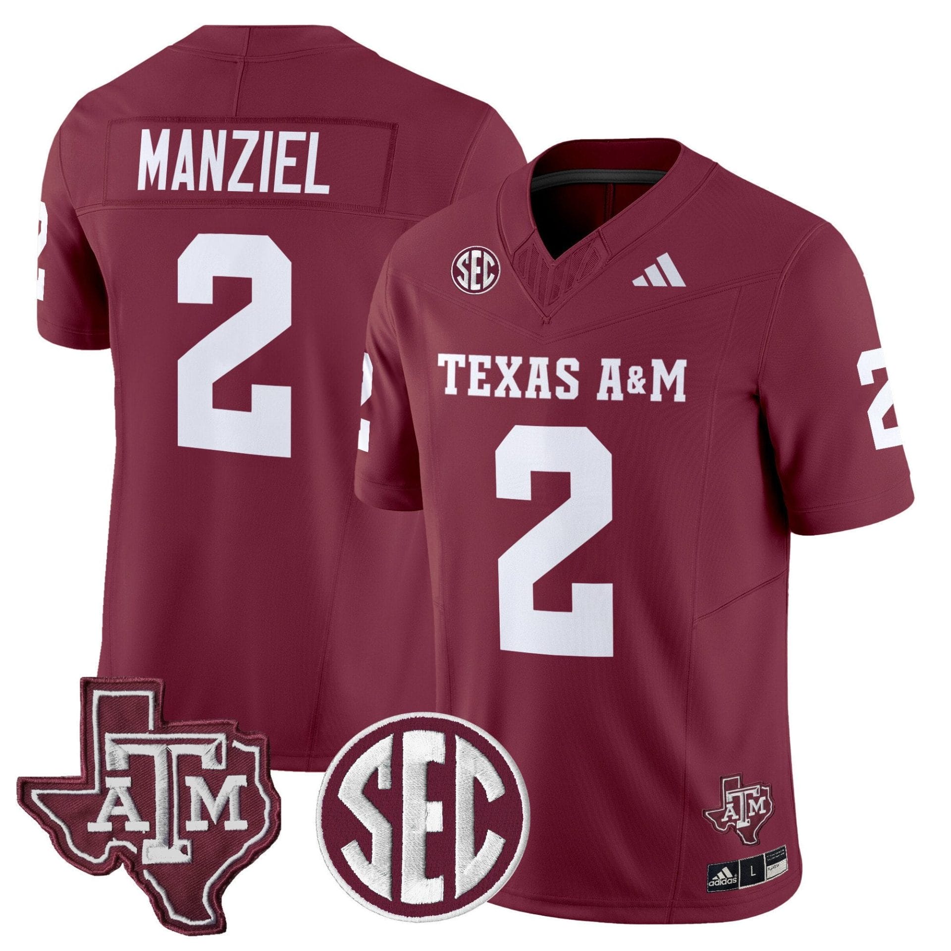Johnny Manziel Jersey #2 Texas A&M Aggies 2025 Vapor Stitched - Image 5
