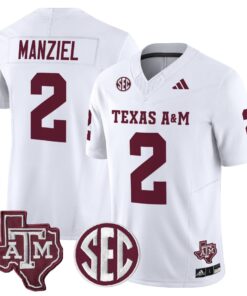 Alternative view of Johnny Manziel Jersey #2 Texas A&M Aggies 2025 Vapor Stitched