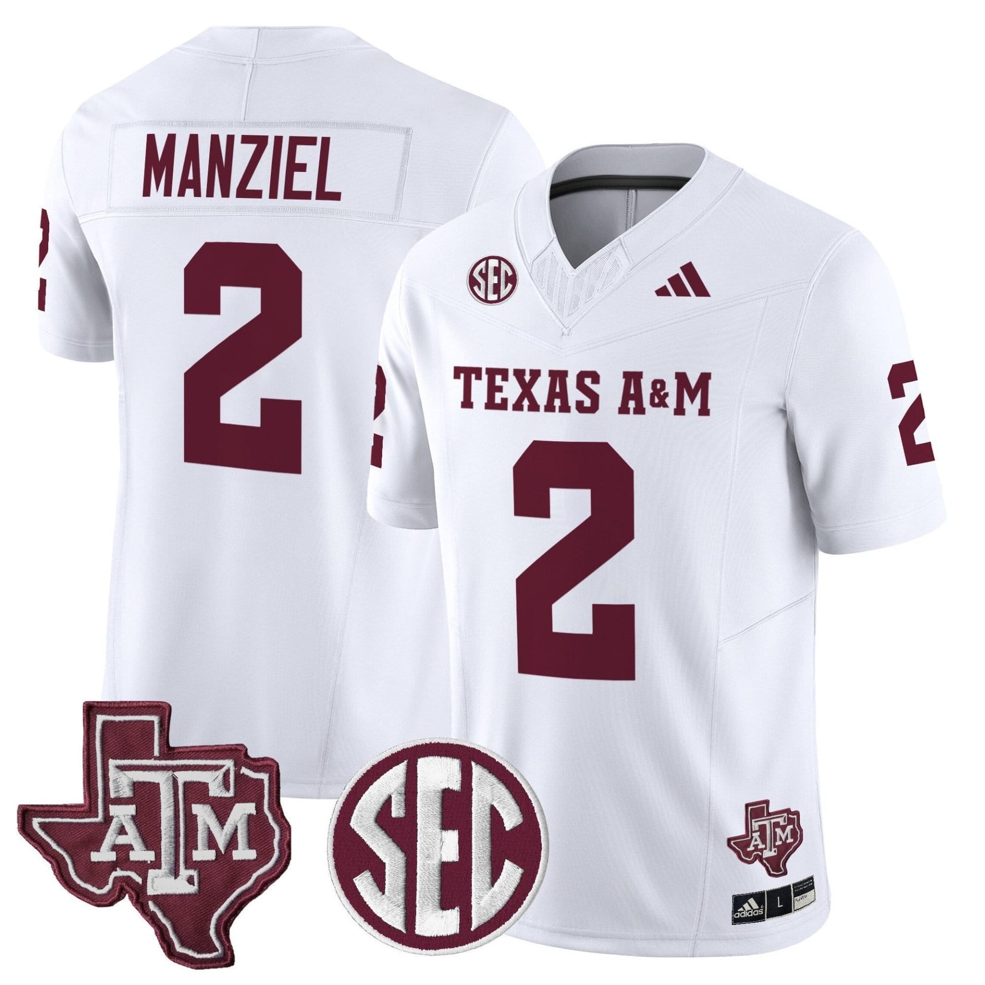 Johnny Manziel Jersey #2 Texas A&M Aggies 2025 Vapor Stitched - Image 2