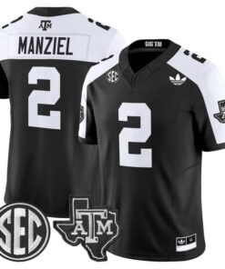 Johnny Manziel Jersey 2 Texas A M Aggies 2025 Vapor V2 Stitched Black Alter