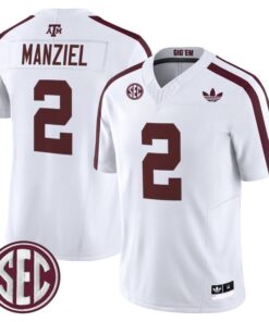Alternative view of Johnny Manziel Jersey #2 Texas A&M Aggies 2025 Vapor V2 Stitched