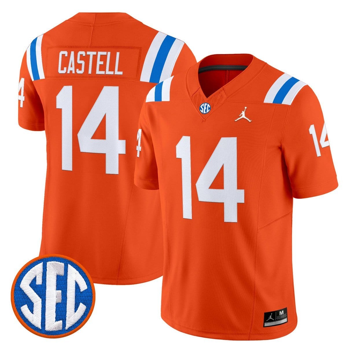 Jordan Castell Jersey #14 Florida Gators 1960s Throwback Vapor Limited 2 Jordan Castell Jersey #14 Florida Gators 1960s Throwback Vapor Limited - Image 2