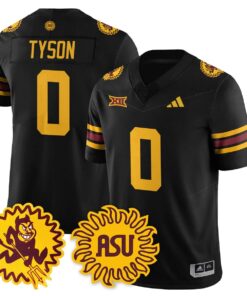 Jordyn Tyson Jersey #0 Arizona State Sun Devils 1975 Throwback Stitched