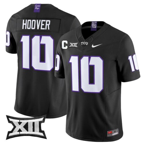 Josh Hoover Jersey #10 TCU Horned Frogs 2025 Vapor Limited Stitched