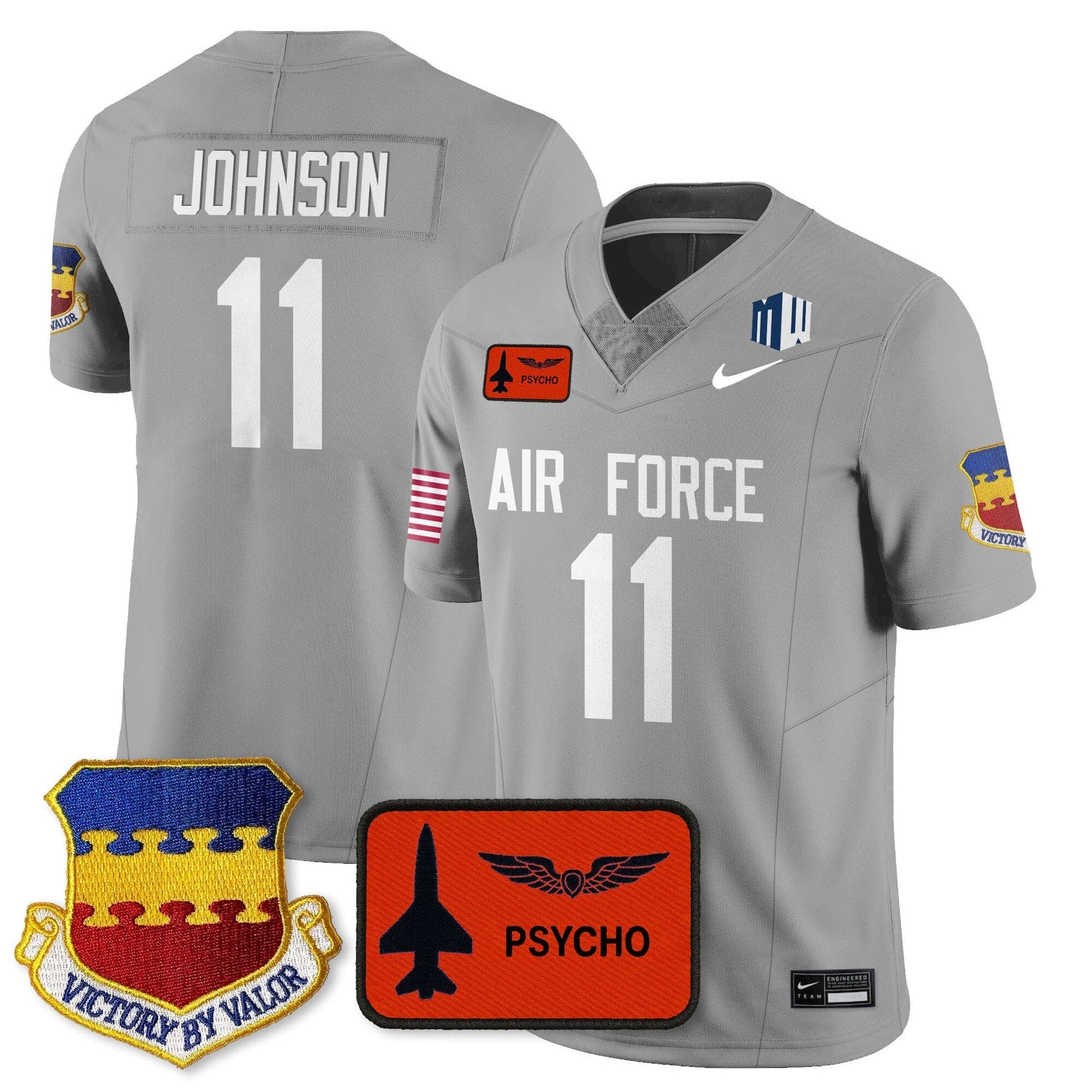Josh Johnson Jersey #11 Air Force 2025 Honor F-16 Stitched 1 Josh Johnson Jersey #11 Air Force 2025 Honor F-16 Stitched