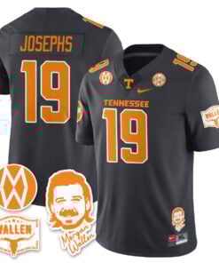 Joshua Josephs Jersey 19 Tennessee Vols Morgan Wallen 2025 Stitched Gray