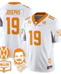 Alternative view of Joshua Josephs Jersey #19 Tennessee Vols Morgan Wallen 2025 Stitched