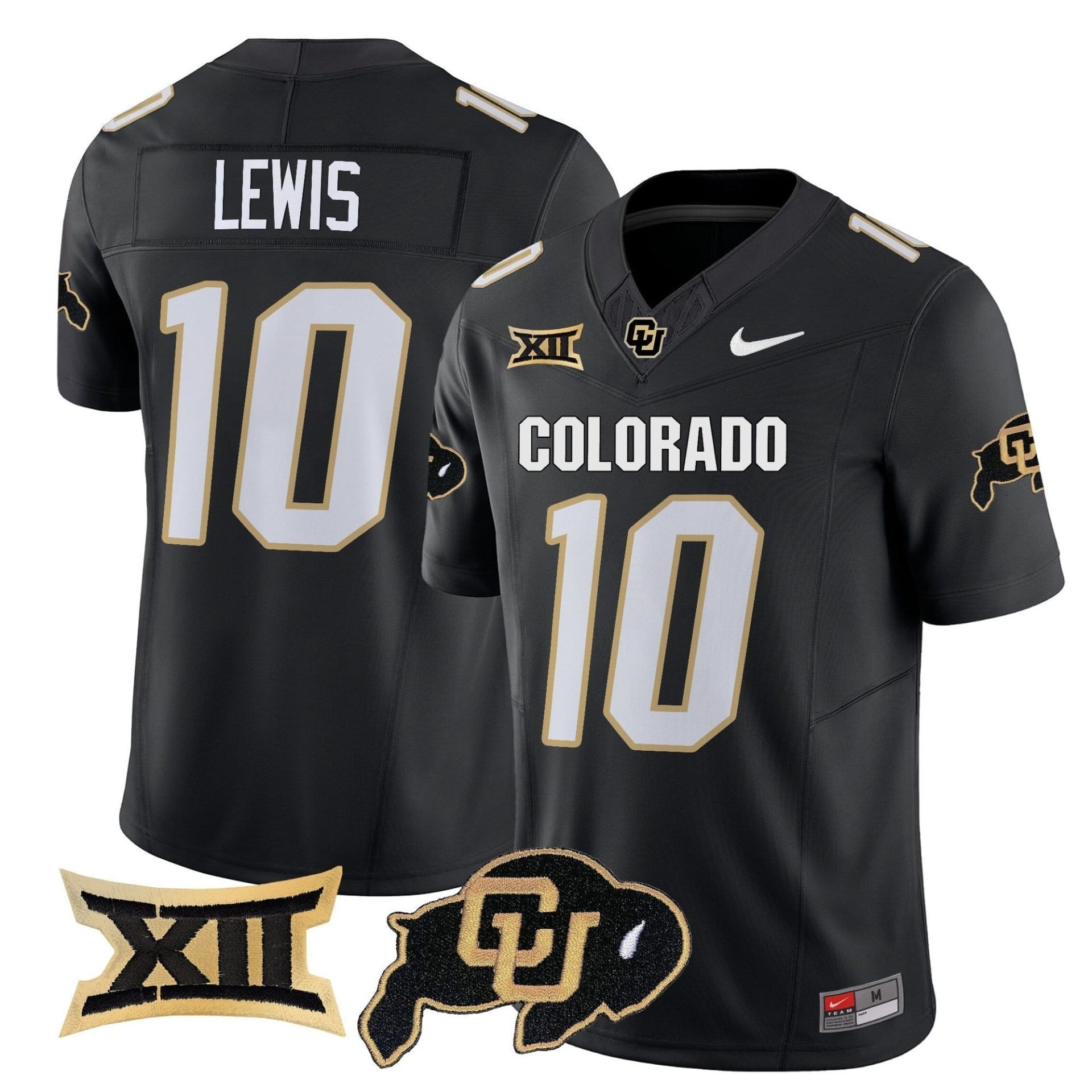 Julian Lewis Jersey #10 Colorado Buffaloes 2025 Vapor Limited Stitched