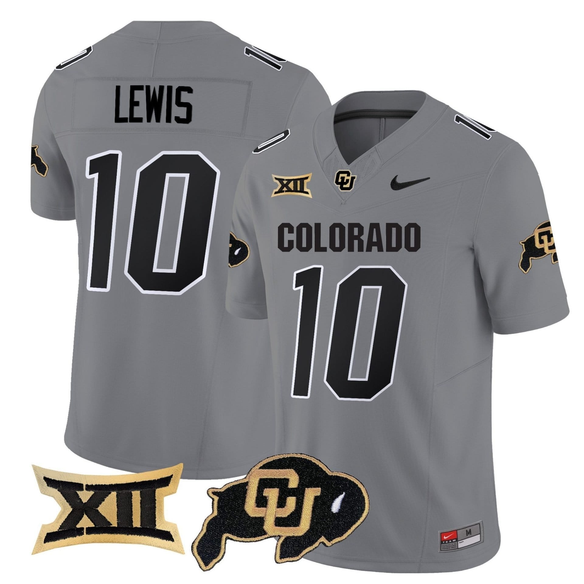Julian Lewis Jersey #10 Colorado Buffaloes 2025 Vapor Limited Stitched - Image 4