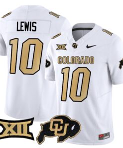 Alternative view of Julian Lewis Jersey #10 Colorado Buffaloes 2025 Vapor Limited Stitched