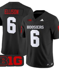 Justice Ellison Jersey #6 Indiana Hoosiers 2025 Limited Stitched