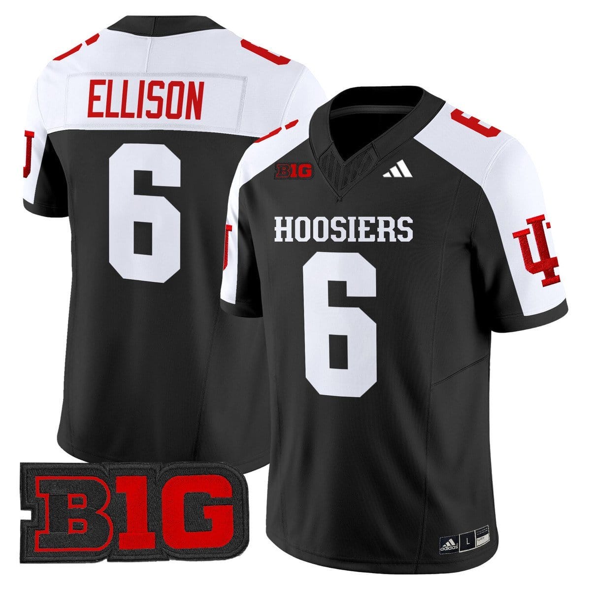 Justice Ellison Jersey #6 Indiana Hoosiers 2025 Limited Stitched - Image 3