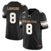 Justin Lamson Jersey 8 Montana Stitched Black