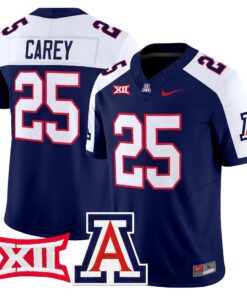 Ka'Deem Carey Jersey #25 Arizona Wildcats 2025 Limited Stitched
