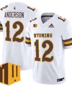 Kaden Anderson Jersey #12 Wyoming Cowboys 2025 Vapor Limited Stitched