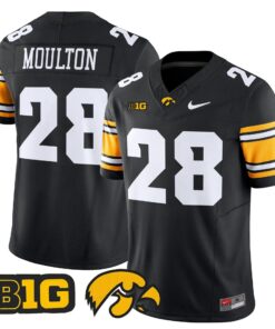 Kamari Moulton Jersey #28 Iowa Hawkeyes 2025 Limited Stitched