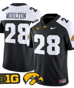 Kamari Moulton Jersey 28 Iowa Hawkeyes 2025 Limited Stitched Black Alternate