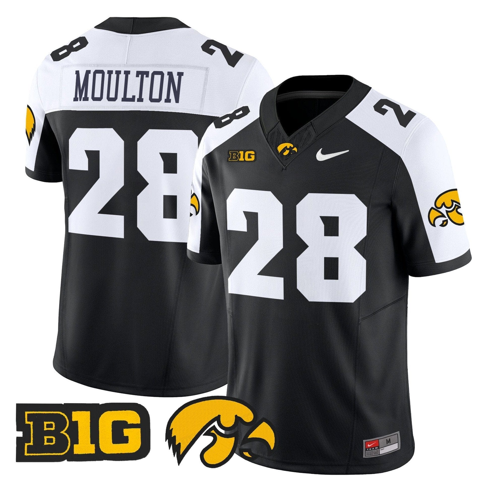 Kamari Moulton Jersey #28 Iowa Hawkeyes 2025 Limited Stitched - Image 3