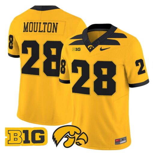 Kamari Moulton Jersey #28 Iowa Hawkeyes 2025 Limited Stitched - Image 5