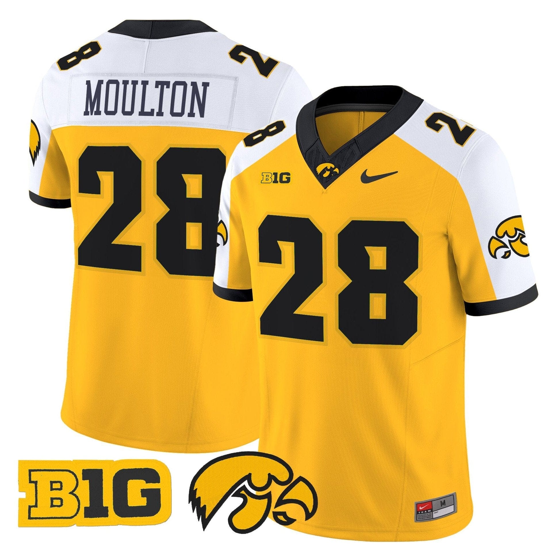 Kamari Moulton Jersey #28 Iowa Hawkeyes 2025 Limited Stitched - Image 4