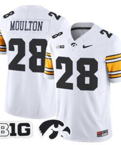 Alternative view of Kamari Moulton Jersey #28 Iowa Hawkeyes 2025 Limited Stitched