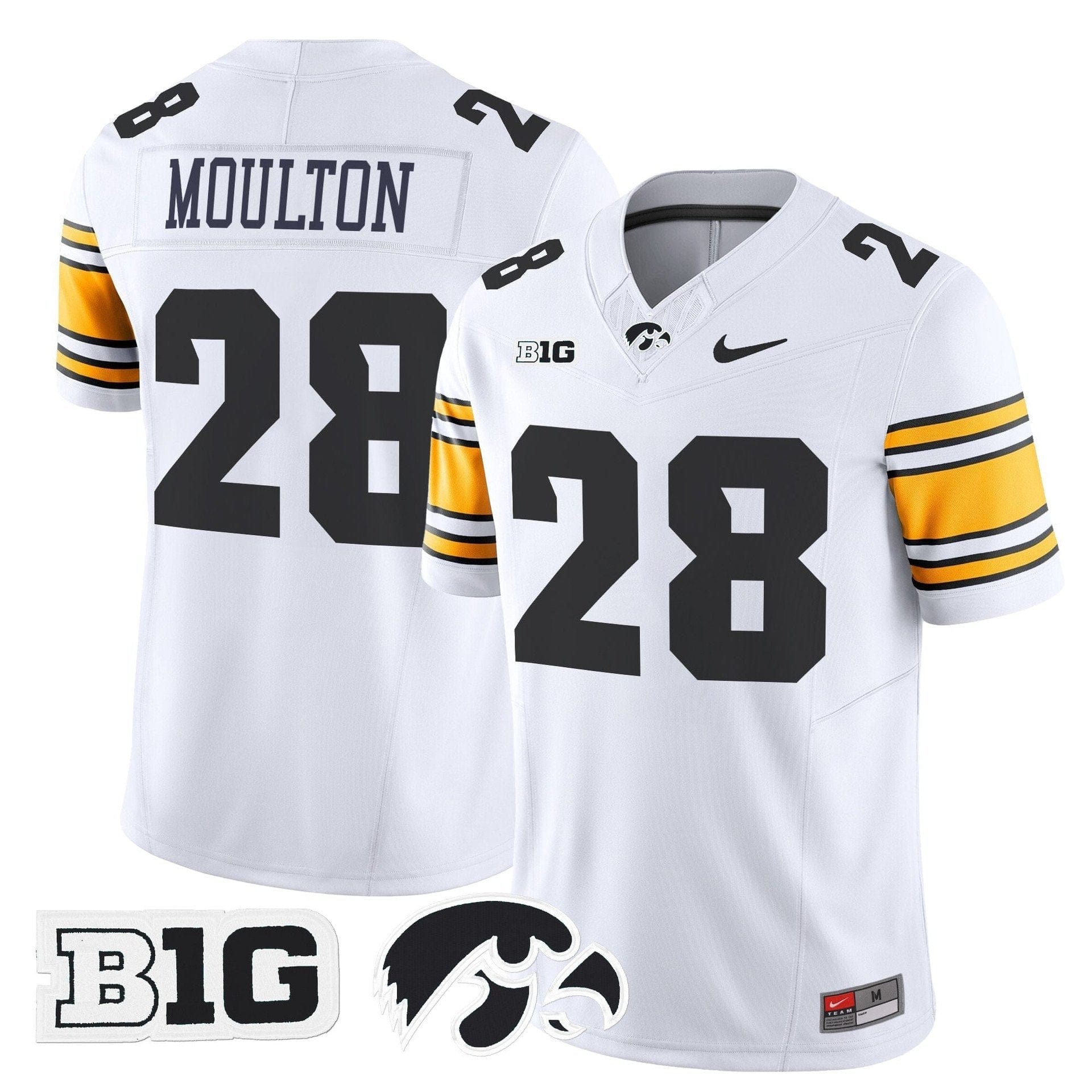 Kamari Moulton Jersey #28 Iowa Hawkeyes 2025 Limited Stitched - Image 2
