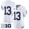 Kaytron Allen Jersey 13 No Name Penn State Nittany Lions 2025 Stitched White