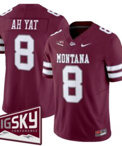 Keali i Ah Yat Jersey 8 Montana Grizzlies 2025 Vapor Limited Stitched Maroon