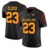Keilon Elder Jersey 23 Grambling Tigers 2025 Vapor Limited Stitched Black