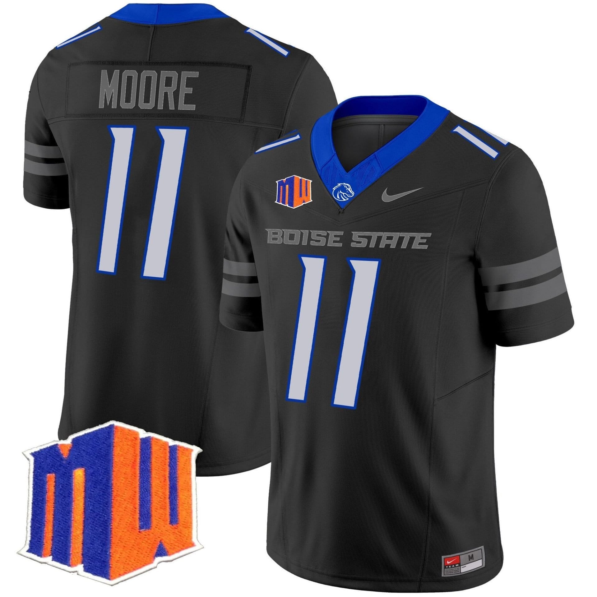 Kellen Moore Jersey #11 Boise State Broncos 2025 Vapor Stitched