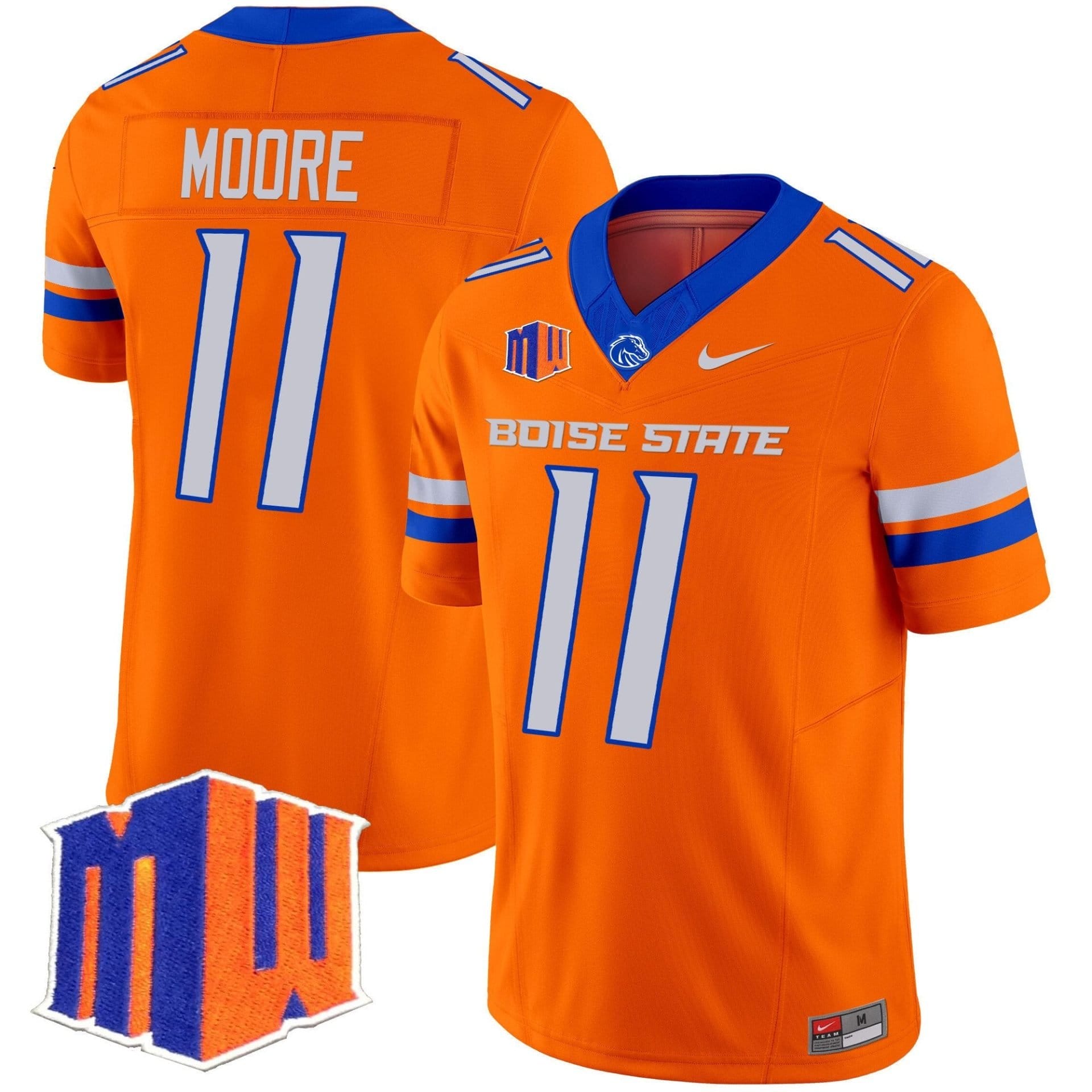 Kellen Moore Jersey #11 Boise State Broncos 2025 Vapor Stitched - Image 4