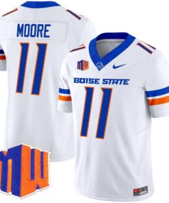 Alternative view of Kellen Moore Jersey #11 Boise State Broncos 2025 Vapor Stitched