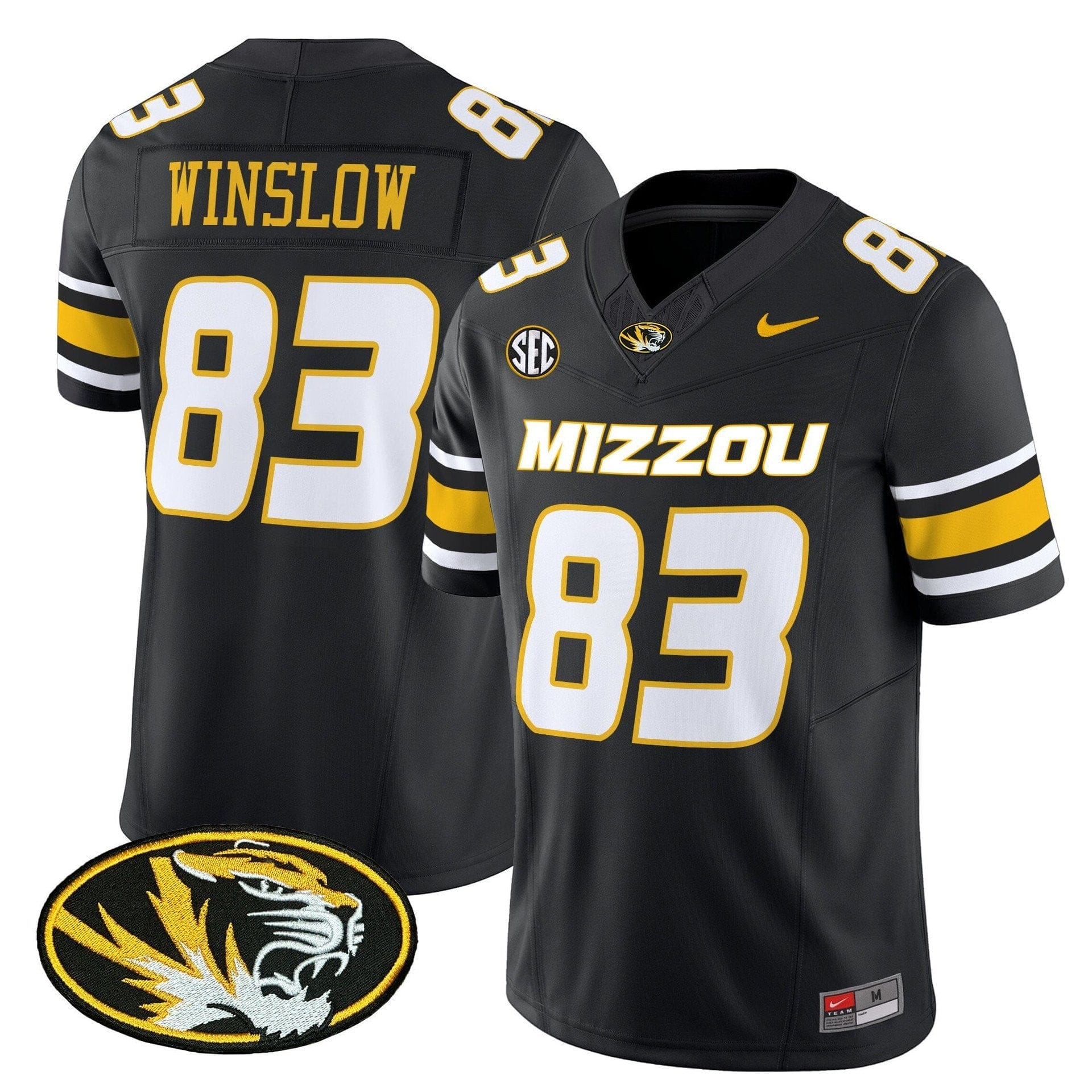 Kellen Winslow Jersey #83 Missouri Tigers 2025 Vapor Limited Stitched