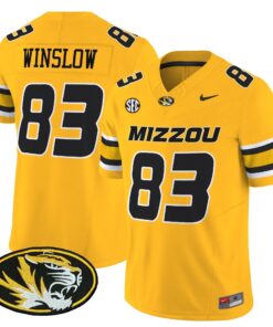 Kellen Winslow Jersey 83 Missouri Tigers 2025 Vapor Limited Stitched Gold