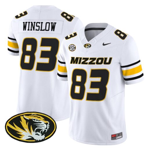 Kellen Winslow Jersey #83 Missouri Tigers 2025 Vapor Limited Stitched - Image 2