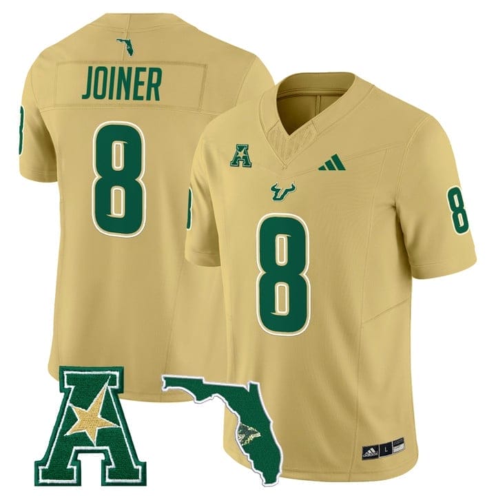 Kelley Joiner Jersey #8 South Florida Bulls 2025 Vapor Limited Stitched - Image 5