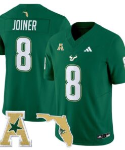 Kelley Joiner Jersey 8 South Florida Bulls 2025 Vapor Limited Stitched Green